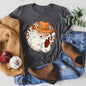Western Cowboy Santa, Hat, Cow Print, Christmas, Retro Super Soft Tees