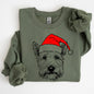 Westie, West Highland White Terrier, Santa, Dog, Christmas, Dog Lover, Pet Sweatshirt