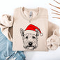 Westie, West Highland White Terrier, Santa, Dog, Christmas, Dog Lover, Pet Sweatshirt