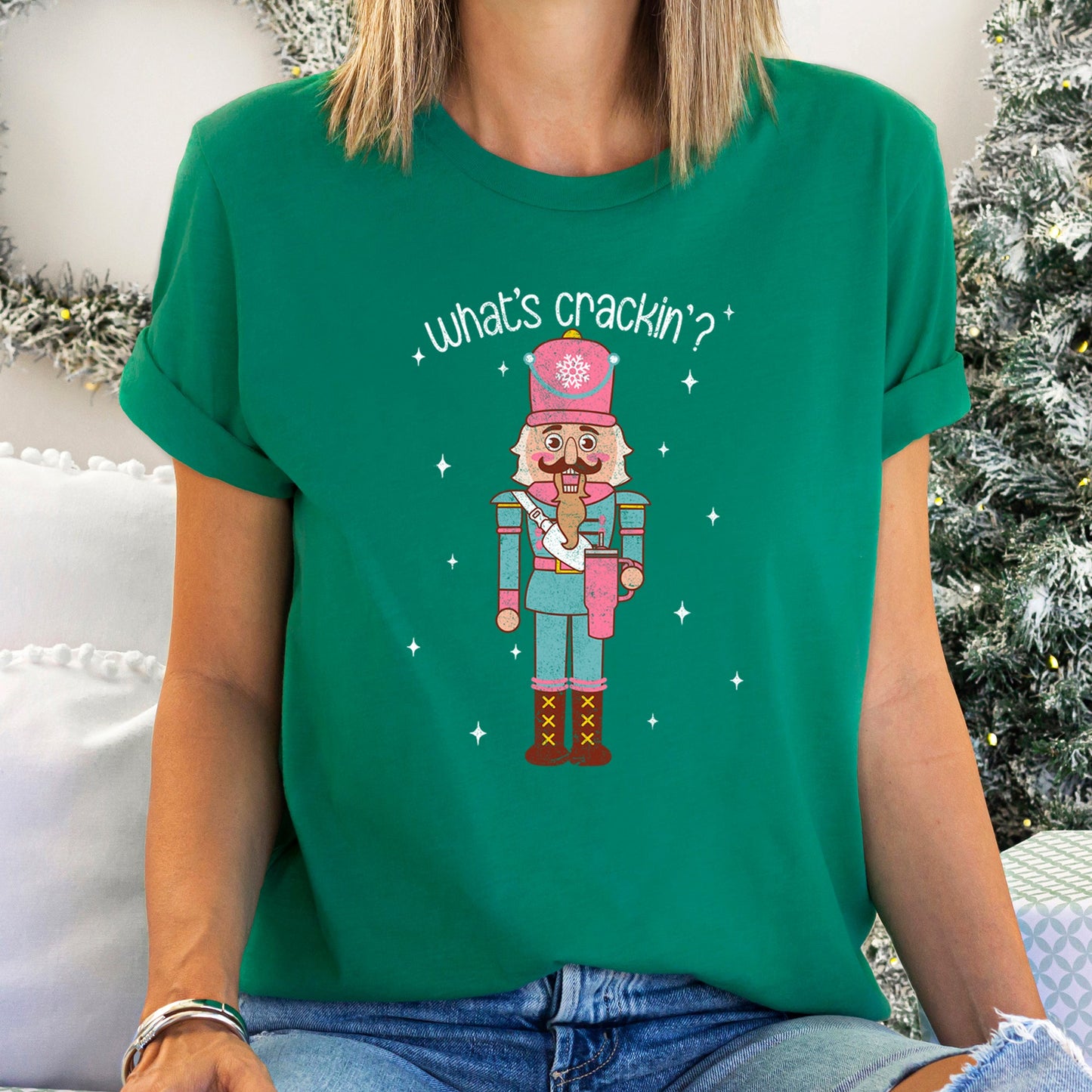 What's Crackin, Nutcracker, Christmas Super Soft Tees
