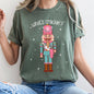 What's Crackin, Nutcracker, Christmas Text, Comfort Colors Tshirt