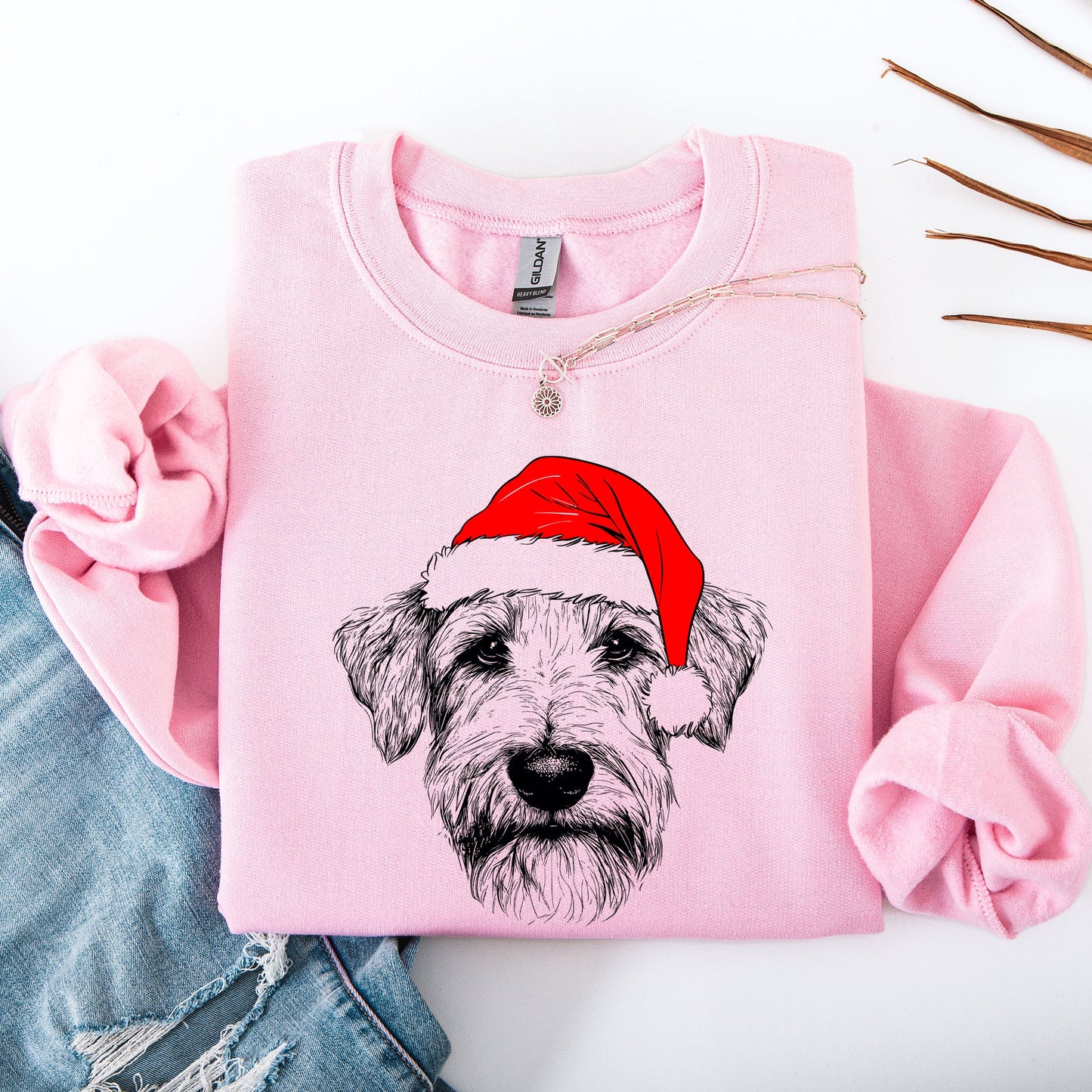 Wheaten Terrier, Santa, Dog, Christmas, Dog Lover, Pet Sweatshirt