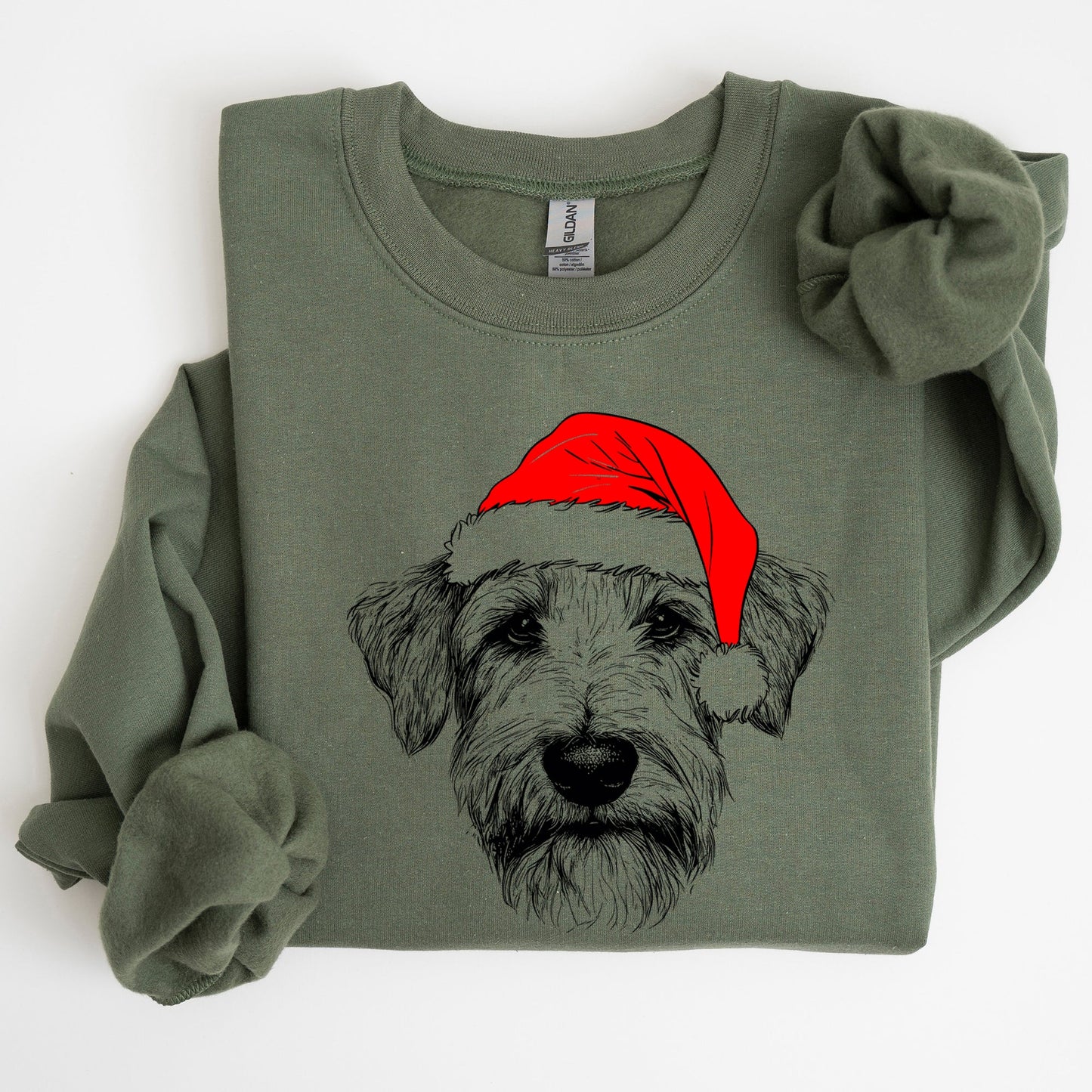 Wheaten Terrier, Santa, Dog, Christmas, Dog Lover, Pet Sweatshirt