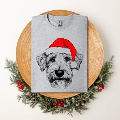Wheaten Terrier, Santa, Dog, Christmas, Dog Lover, Pet T-Shirt Comfort Colors T-Shirt