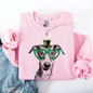 Whippet, Adorable Dog, St Patrick's Day, Lucky, Irish Sweatshirt