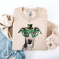 Whippet, Adorable Dog, St Patrick's Day, Lucky, Irish Sweatshirt