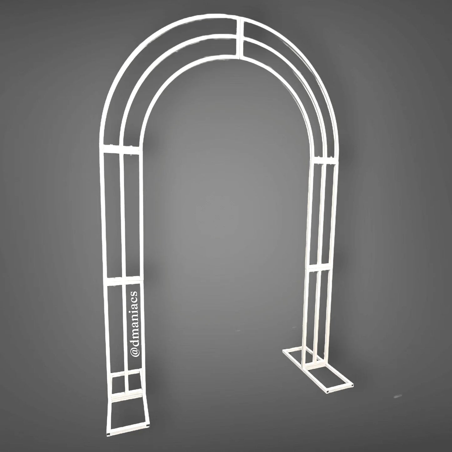 White Metal Wedding Arch Backdrop Decor Stand
