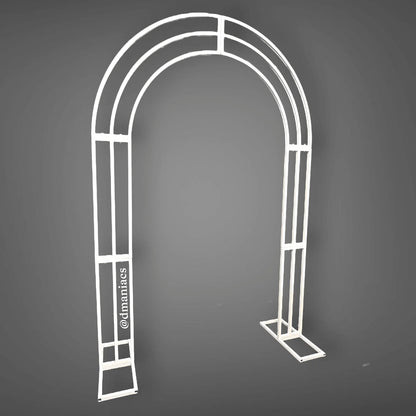 White Metal Wedding Arch Backdrop Decor Stand