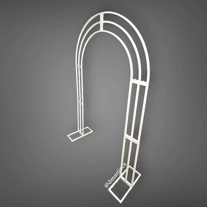 White Metal Wedding Arch Backdrop Decor Stand