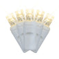 LED Mini Lights 5MM White Wire Warm White Twinkle 4:1 -6" Spacing