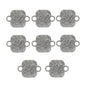 Small Block Ford Exhaust Block-Off Plate Set