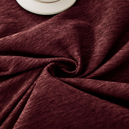 Solid Color Chenille Sofa Throw Blanket, Soft & Plush Decorative Couch Throw Cover