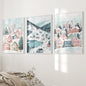 Christmas Village Cute Winter Landscape Posters