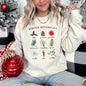 Winter Botanicals, Holly, Poinsettia Christmas Sweatshirt