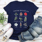 Winter Botanicals, Holly, Poinsettia, Pine Tree Super Soft Tshirt