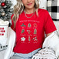Winter Botanicals, Holly, Poinsettia, Pine Tree Super Soft Tshirt