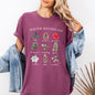 Winter Botanicals, Holly, Poinsettia, Pine Tree, Winter, Snow, Xmas Tshirt Comfort Colors T-Shirt