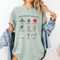 Winter Botanicals, Holly, Poinsettia, Pine Tree, Winter, Snow, Xmas Tshirt Comfort Colors T-Shirt