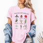 Winter Botanicals, Holly, Poinsettia, Pine Tree, Winter, Snow, Xmas Tshirt Comfort Colors T-Shirt