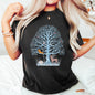 Winter Tree Filled With Animals, Christmas, Deer, Owl, Comfort Colors Tshirt