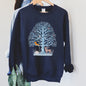 Winter Tree Filled With Animals, Christmas Sweatshirt