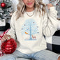 Winter Tree Filled With Animals, Christmas Sweatshirt