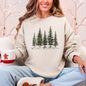 Winter Wonderland, Christmas Trees, Snow Sweatshirt