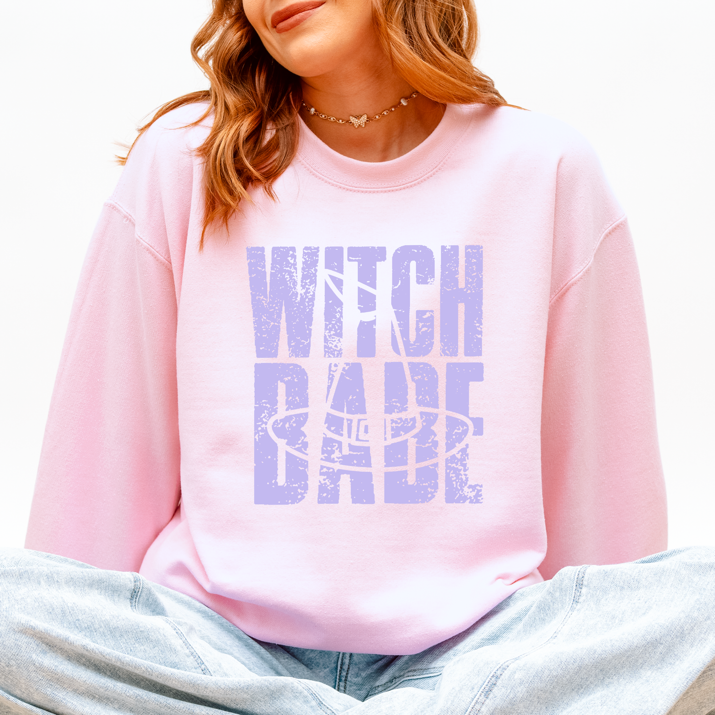 Witch Babe, Halloween, Mood, Vibes Sweatshirt