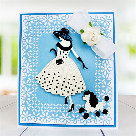 Women Metal Cutting Dies Stencil Scrapbooking For