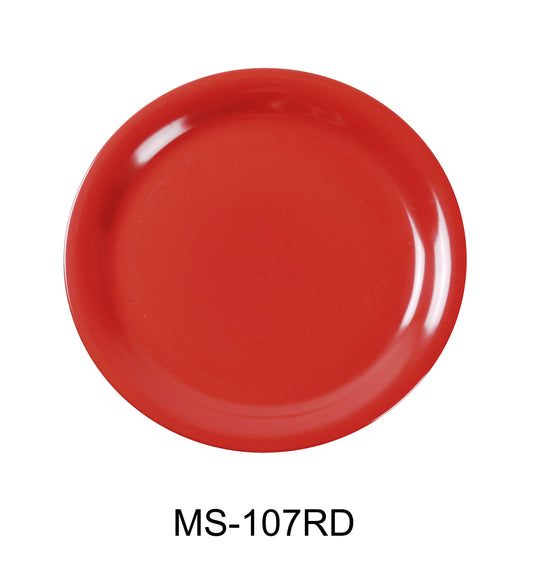 Yanco MS-107RD Mile Stone Narrow Rim Round Plate | Kitchen + Metal