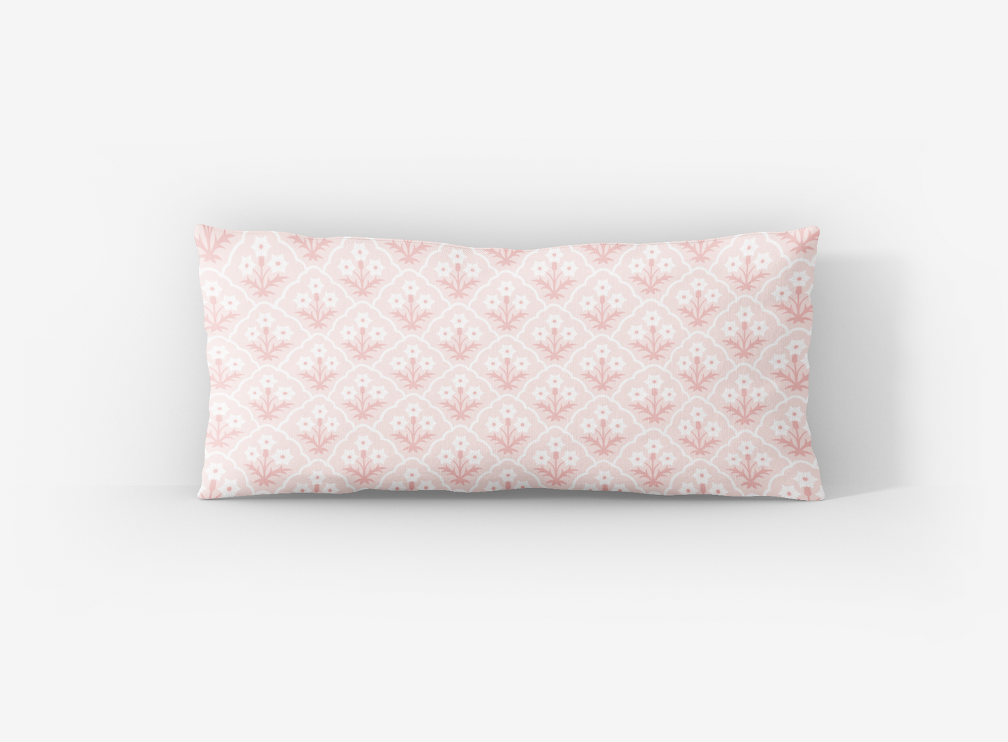 Wrapped In Lace x Nicole Speake Scalloped Floral Lumbar Pillow Cover