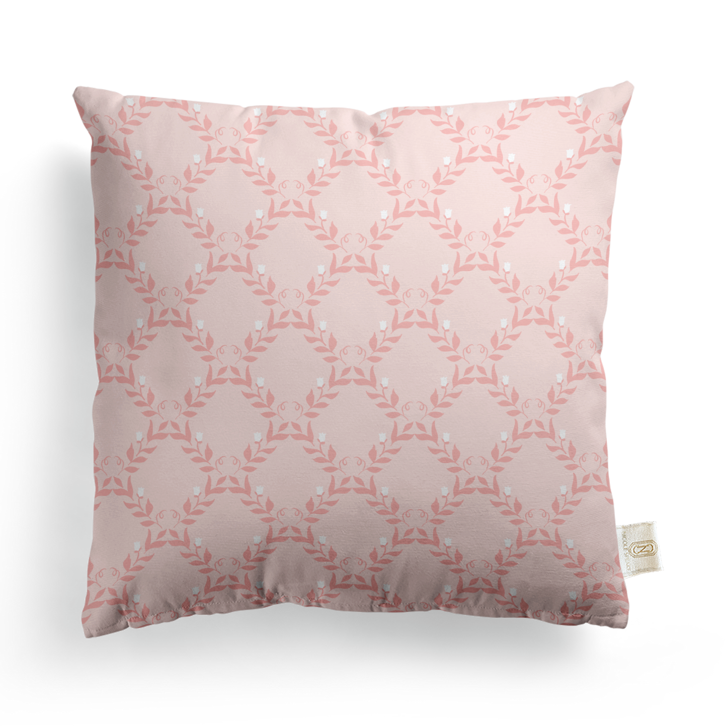Wrapped In Lace x Nicole Speake Lattice Vines Square Pillow Cover