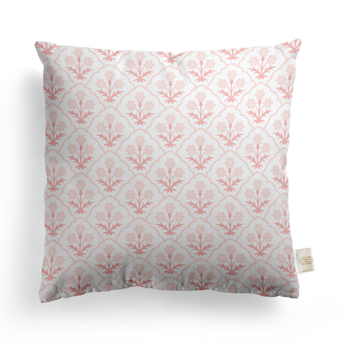 Wrapped In Lace x Nicole Speake Scalloped Floral Square Pillow