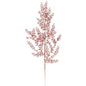 30" Glittered Mini Smilax Leaf Spray Mauve