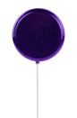 150MM GLTTR LOLLIPOP W/STICK, 13.75"OAL PURPLE