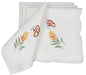 XD02010 Elegant Embroidered Napkins, 21"x21", Set of 4