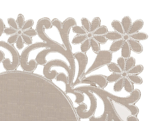 XD18124 Florence Floral Placemats,14"x20", Set of 4