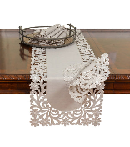 XD18124 Florence Floral Placemats,14"x20", Set of 4