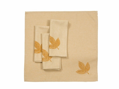XD18805 Autumn Leaves 20''x20'' Napkins, Set of 4