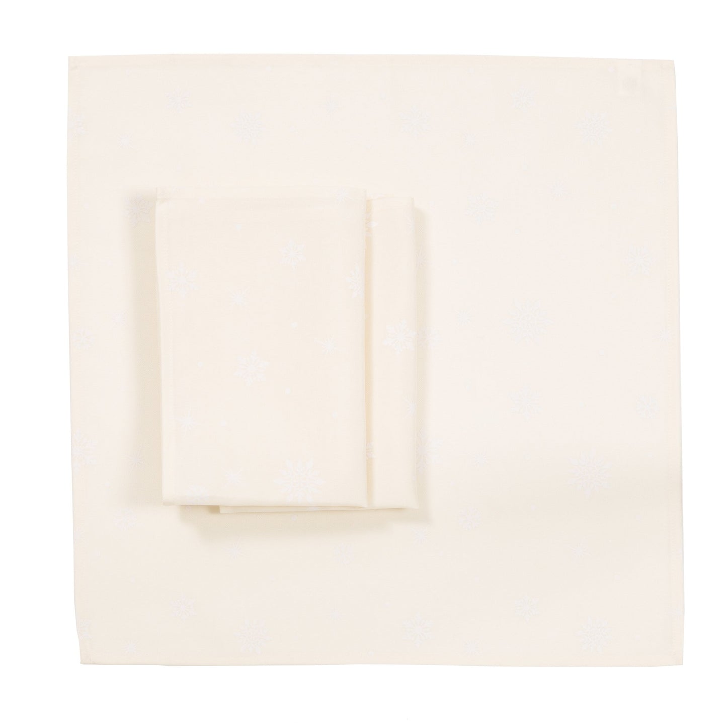 XD18950 Starry Snowflakes 20''x20'' Napkins, Set of 4