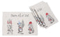 XD19813-Animal's Fun Holiday Party Embroidered Placemats 14 by