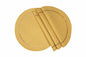 XD915918  Melrose Hemstitch Placemat, 16"Rnd, Set of 4