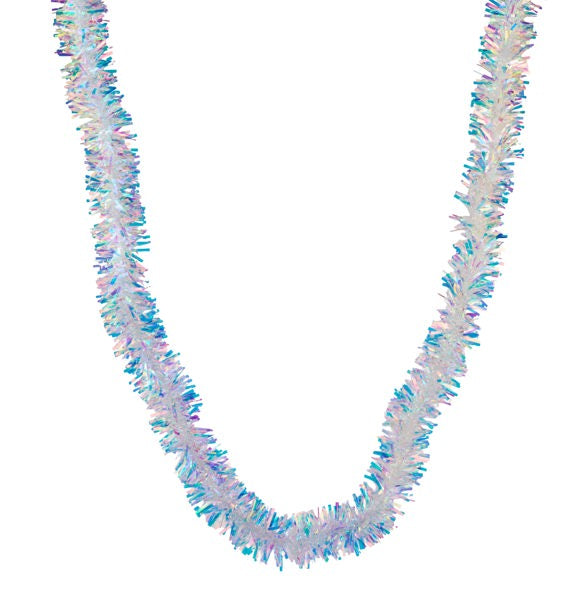 TINSEL GARLAND IRIDESCENT