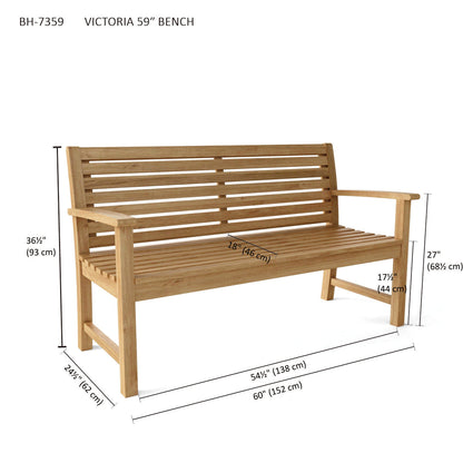 Victoria 59" Bench