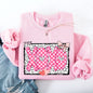 XOXO, Valentine's Day, Dalmatian Print, Love, Hearts Sweatshirt