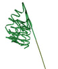 31"L CURLY GLITTER RIBBON SPRAY EMERALD GREEN