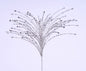24"L SEQUIN/GLASS BEAD SPIKE SPRAY SILVER