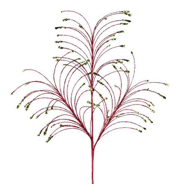 35"L GLTTR/HEX GLTTR FISHLINE SPRAY RED/LIME GREEN