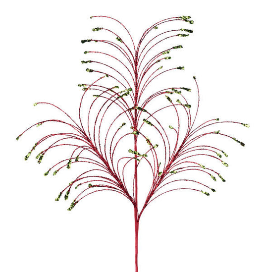 35"L GLTTR/HEX GLTTR FISHLINE SPRAY RED/LIME GREEN