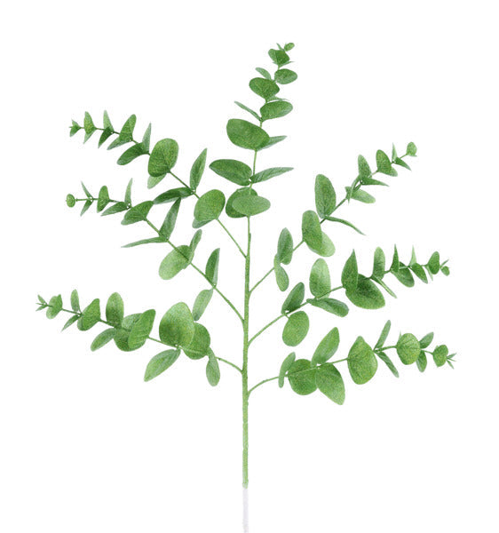 24.5"L GLITTER EUCALYPTUS SPRAY  LASER LIME GREEN